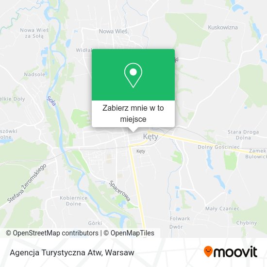 Mapa Agencja Turystyczna Atw