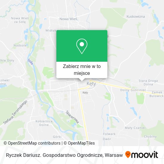 Mapa Ryczek Dariusz. Gospodarstwo Ogrodnicze