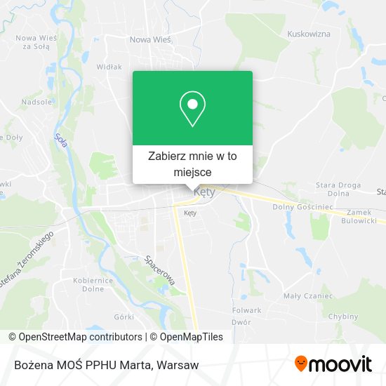 Mapa Bożena MOŚ PPHU Marta