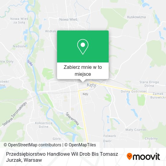 Mapa Przedsiębiorstwo Handlowe Wil Drob Bis Tomasz Jurzak