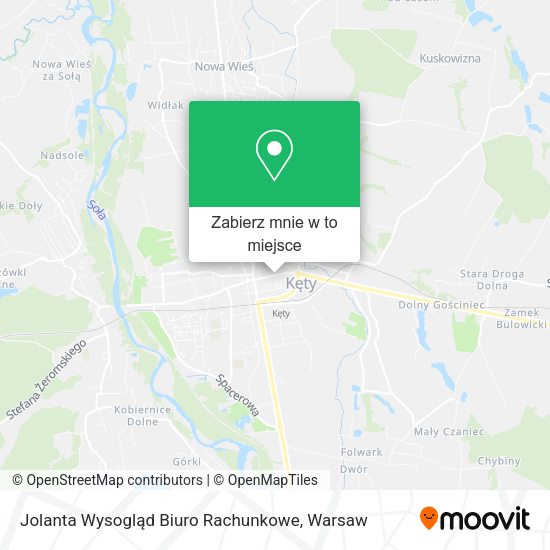 Mapa Jolanta Wysogląd Biuro Rachunkowe