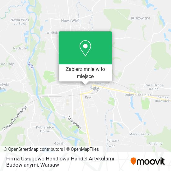 Mapa Firma Usługowo Handlowa Handel Artykułami Budowlanymi