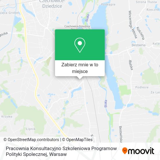 Mapa Pracownia Konsultacyjno Szkoleniowa Programow Polityki Spolecznej