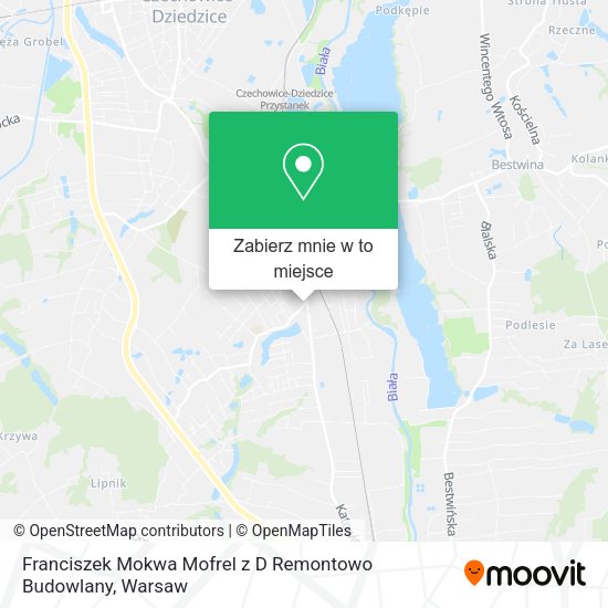 Mapa Franciszek Mokwa Mofrel z D Remontowo Budowlany