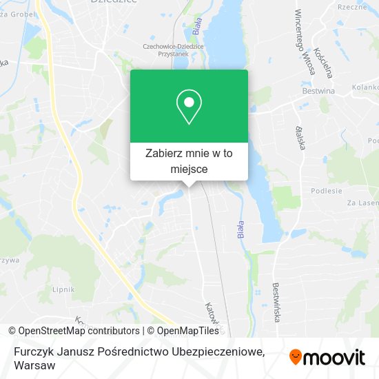 Mapa Furczyk Janusz Pośrednictwo Ubezpieczeniowe