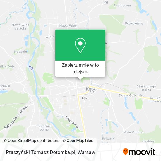 Mapa Ptaszyński Tomasz Dotomka.pl