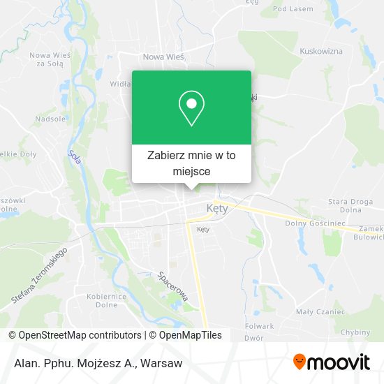 Mapa Alan. Pphu. Mojżesz A.