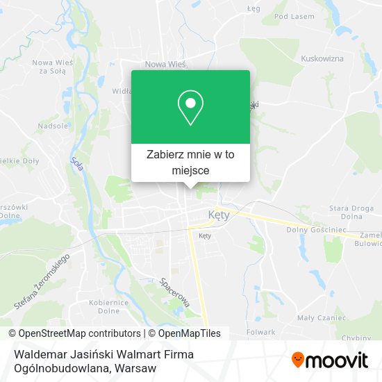 Mapa Waldemar Jasiński Walmart Firma Ogólnobudowlana