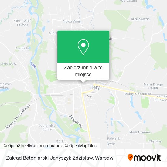 Mapa Zakład Betoniarski Janyszyk Zdzisław