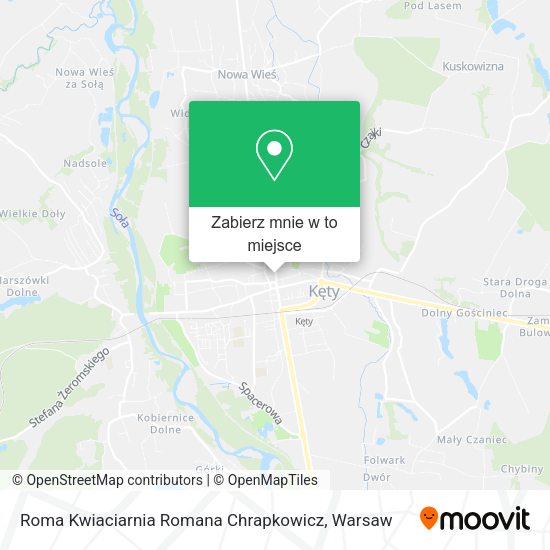 Mapa Roma Kwiaciarnia Romana Chrapkowicz