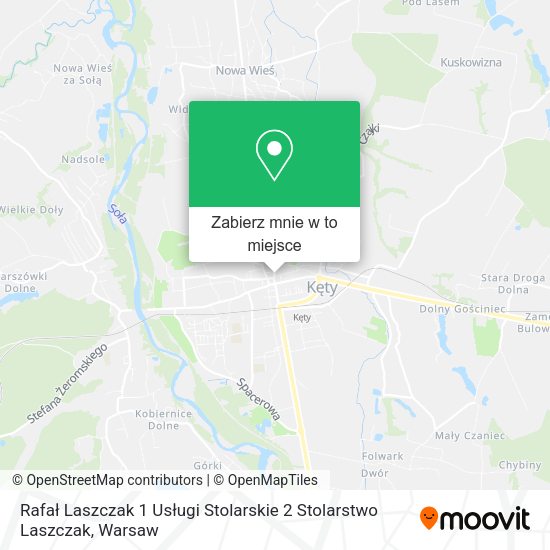 Mapa Rafał Laszczak 1 Usługi Stolarskie 2 Stolarstwo Laszczak