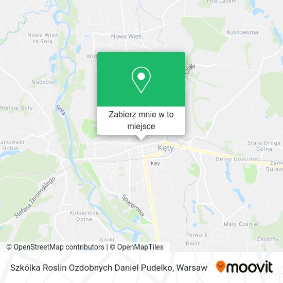 Mapa Szkólka Roslin Ozdobnych Daniel Pudelko