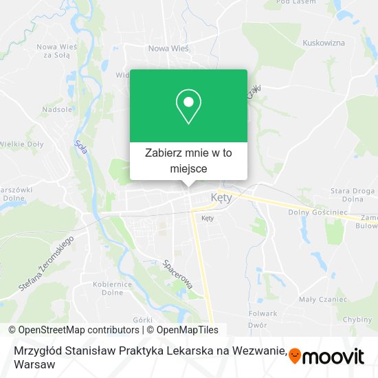 Mapa Mrzygłód Stanisław Praktyka Lekarska na Wezwanie