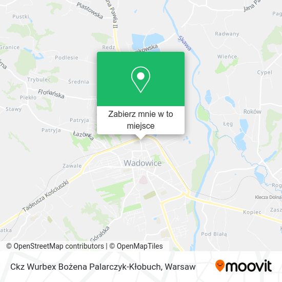 Mapa Ckz Wurbex Bożena Palarczyk-Kłobuch