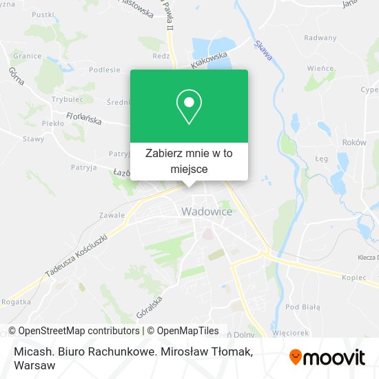 Mapa Micash. Biuro Rachunkowe. Mirosław Tłomak