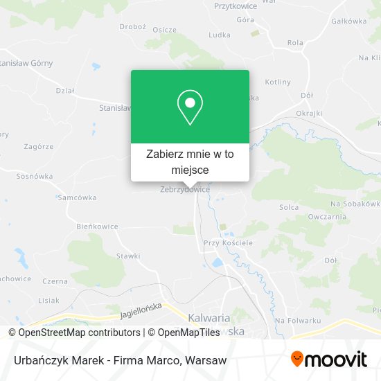 Mapa Urbańczyk Marek - Firma Marco