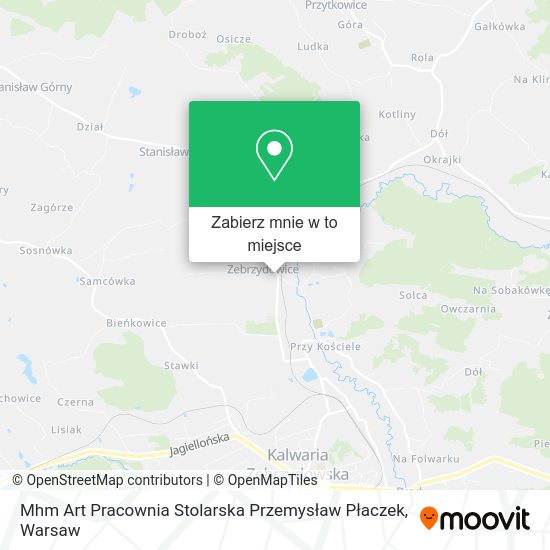 Mapa Mhm Art Pracownia Stolarska Przemysław Płaczek