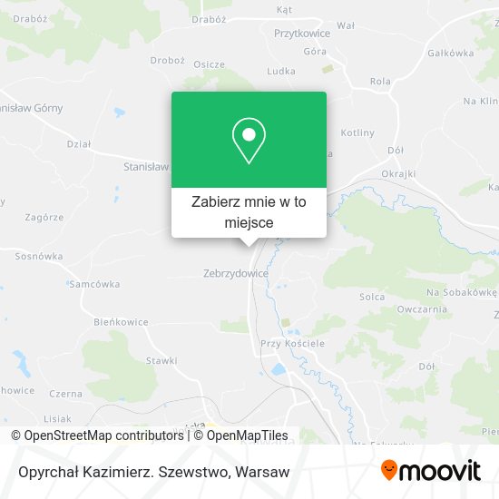 Mapa Opyrchał Kazimierz. Szewstwo