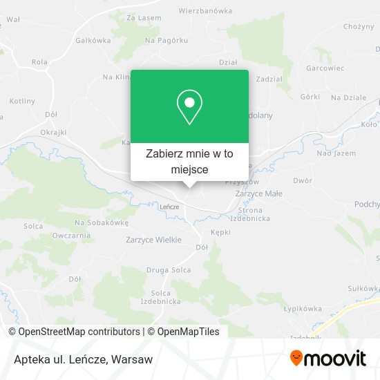 Mapa Apteka ul. Leńcze