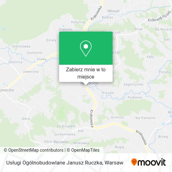 Mapa Usługi Ogólnobudowlane Janusz Ruczka