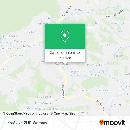 Mapa Harcówka ZHP