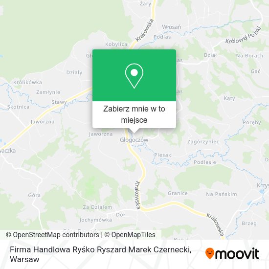 Mapa Firma Handlowa Ryśko Ryszard Marek Czernecki