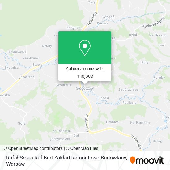 Mapa Rafał Sroka Raf Bud Zakład Remontowo Budowlany