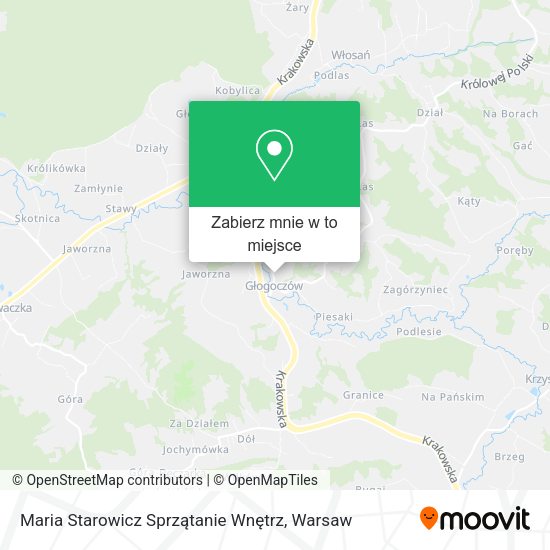 Mapa Maria Starowicz Sprzątanie Wnętrz