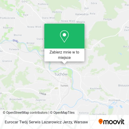 Mapa Eurocar Twój Serwis Lazarowicz Jerzy