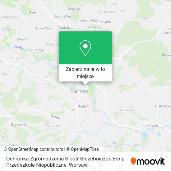 Mapa Ochronka Zgromadzenia Sióstr Służebniczek Bdnp Przedszkole Niepubliczne