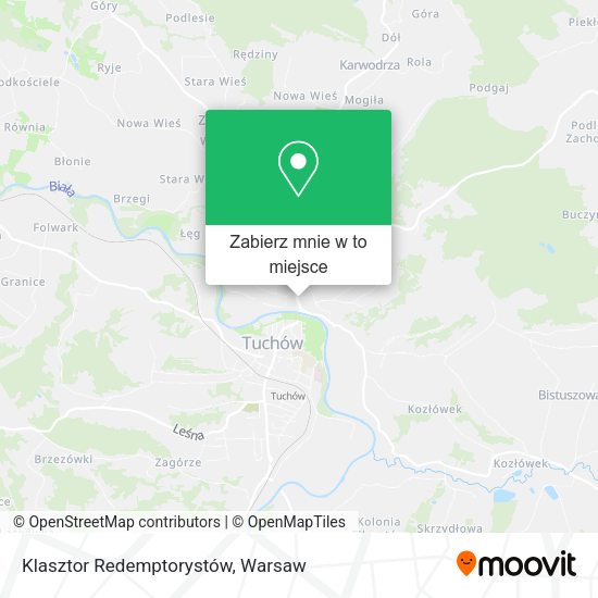 Mapa Klasztor Redemptorystów