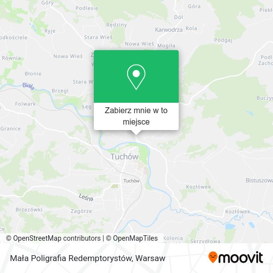 Mapa Mała Poligrafia Redemptorystów