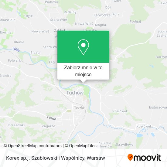 Mapa Korex sp.j. Szablowski i Wspólnicy