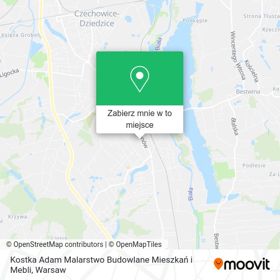 Mapa Kostka Adam Malarstwo Budowlane Mieszkań i Mebli