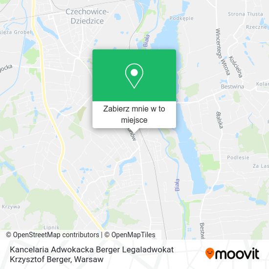 Mapa Kancelaria Adwokacka Berger Legaladwokat Krzysztof Berger