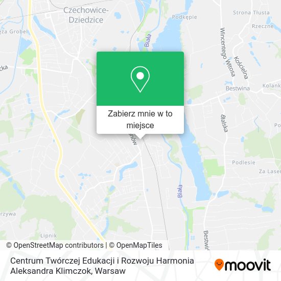 Mapa Centrum Twórczej Edukacji i Rozwoju Harmonia Aleksandra Klimczok