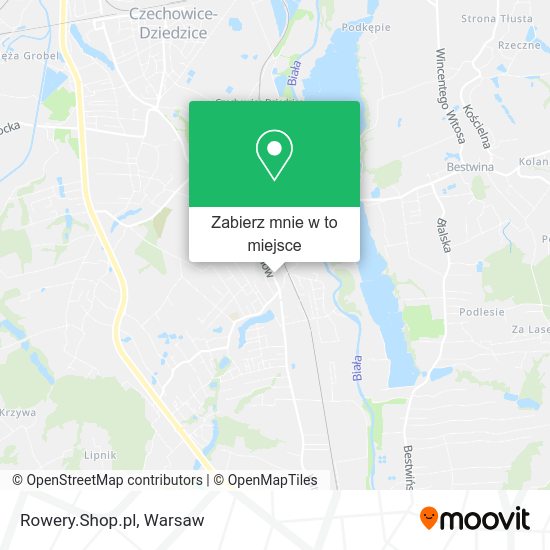 Mapa Rowery.Shop.pl