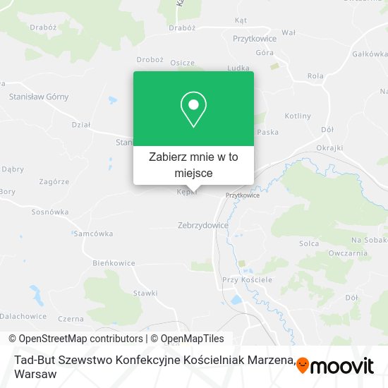 Mapa Tad-But Szewstwo Konfekcyjne Kościelniak Marzena