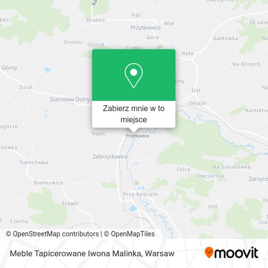 Mapa Meble Tapicerowane Iwona Malinka