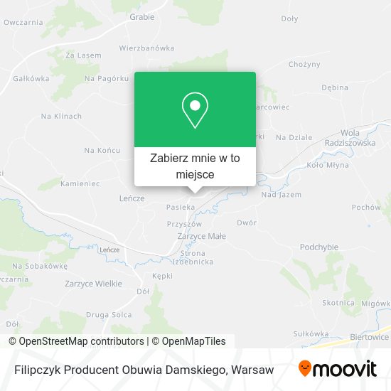 Mapa Filipczyk Producent Obuwia Damskiego