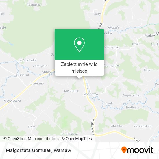 Mapa Małgorzata Gomulak