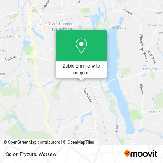 Mapa Salon Fryzura