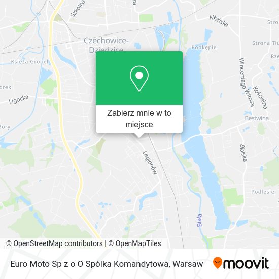 Mapa Euro Moto Sp z o O Spólka Komandytowa