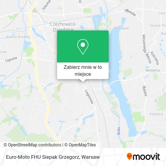 Mapa Euro-Moto FHU Siepak Grzegorz