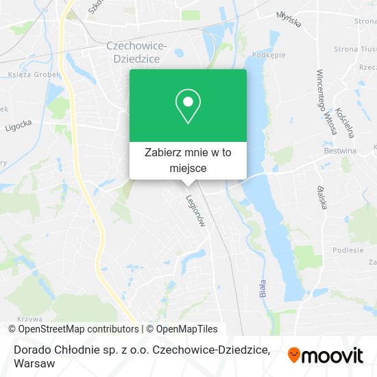 Mapa Dorado Chłodnie sp. z o.o. Czechowice-Dziedzice