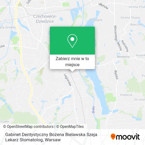 Mapa Gabinet Dentystyczny Bożena Bielawska Szeja Lekarz Stomatolog