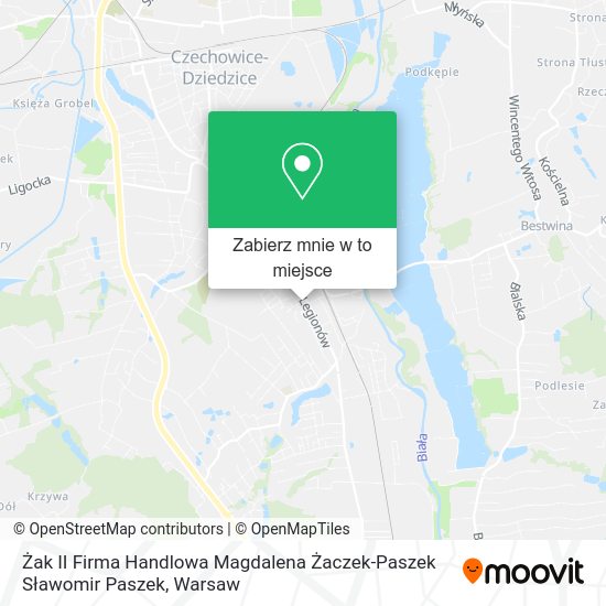 Mapa Żak II Firma Handlowa Magdalena Żaczek-Paszek Sławomir Paszek