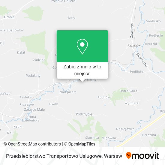 Mapa Przedsiebiorstwo Transportowo Uslugowe