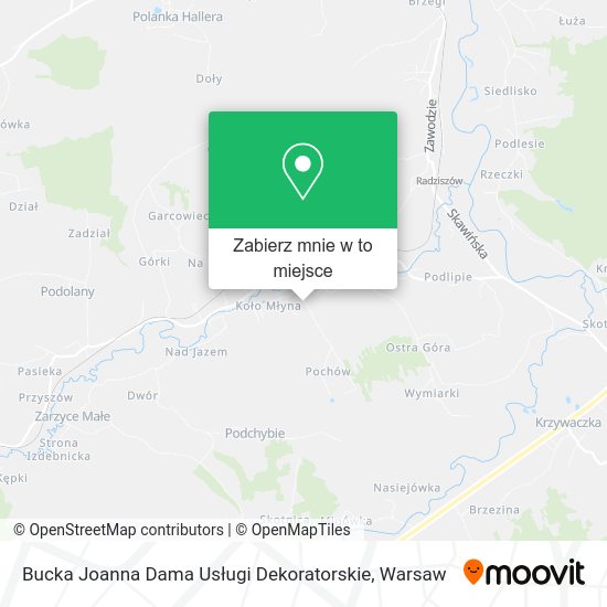 Mapa Bucka Joanna Dama Usługi Dekoratorskie