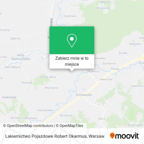 Mapa Lakiernictwo Pojazdowe Robert Okarmus